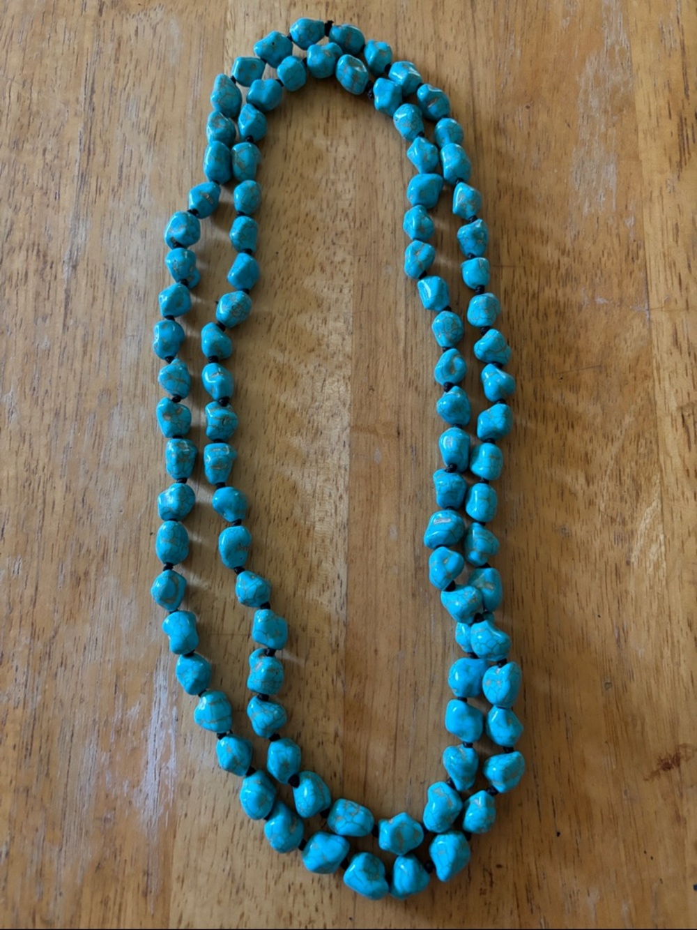 Turquoise Beaded Necklace - Women Jewelry Size 22" NWOT